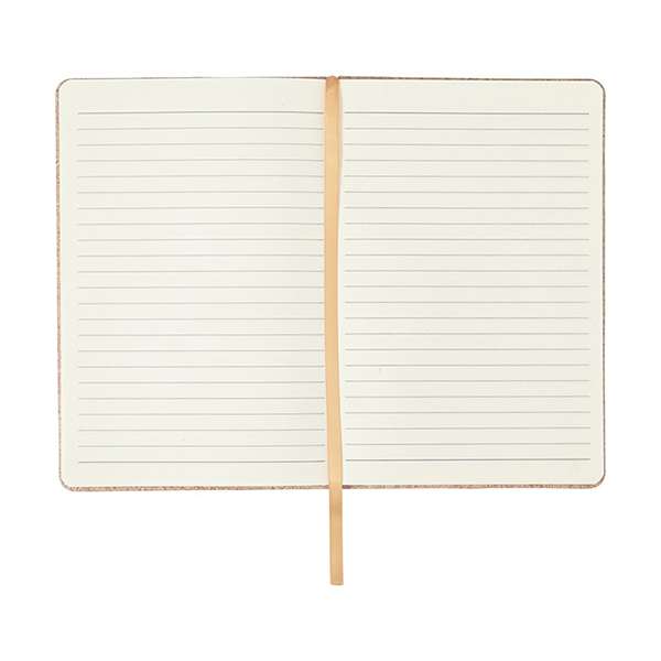 A5 PU covered notebook with cork print