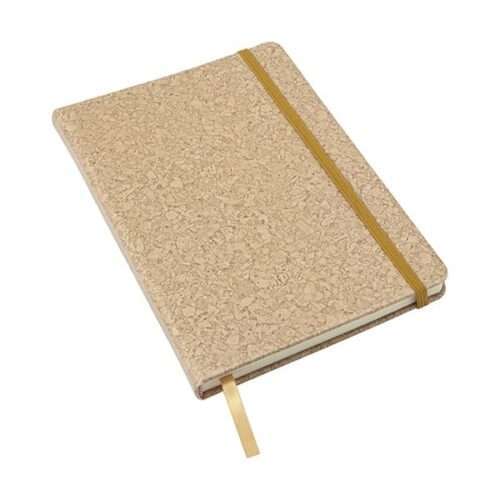 A5 PU covered notebook with cork print