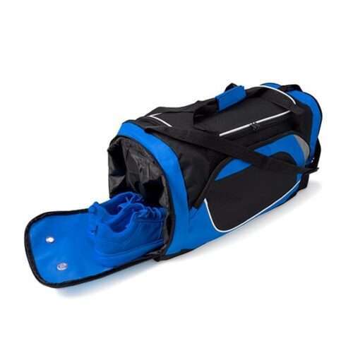 Polyester Sports Bag with a compartment for shoes