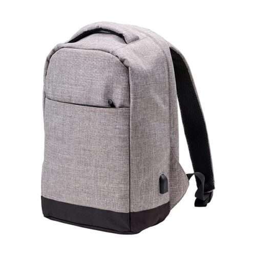 Two tone Polyester Anti-theft backpack