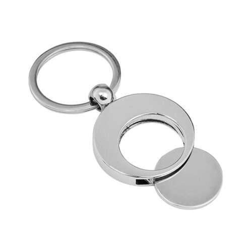 Round Keyring Trolley Coin