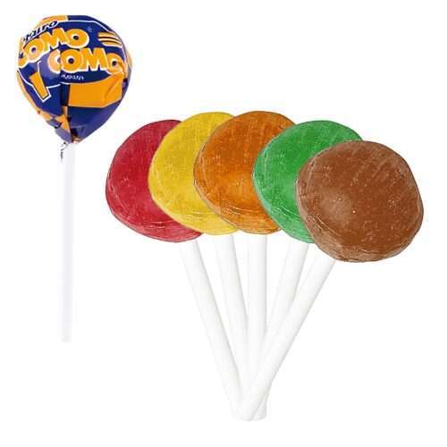 Flavoured ball lollipop