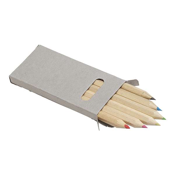 Six colour pencil set