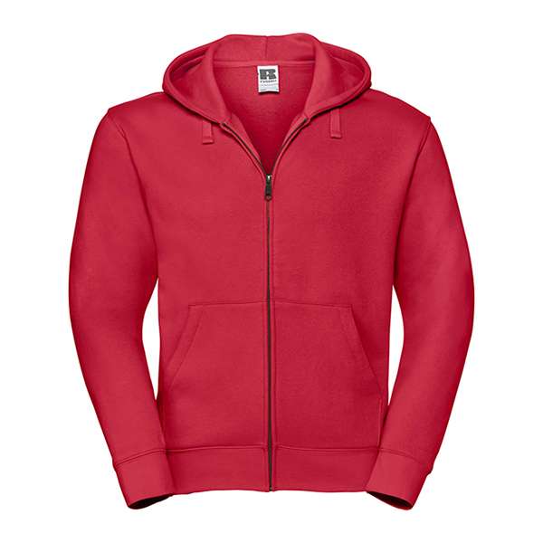 Russell zipped hooded sweat
