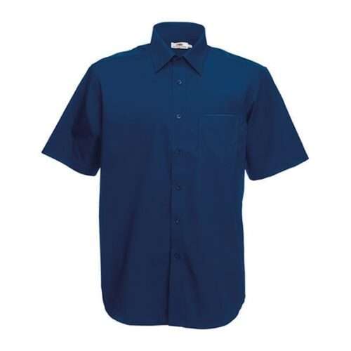 Men's poplin short sleeve shirt