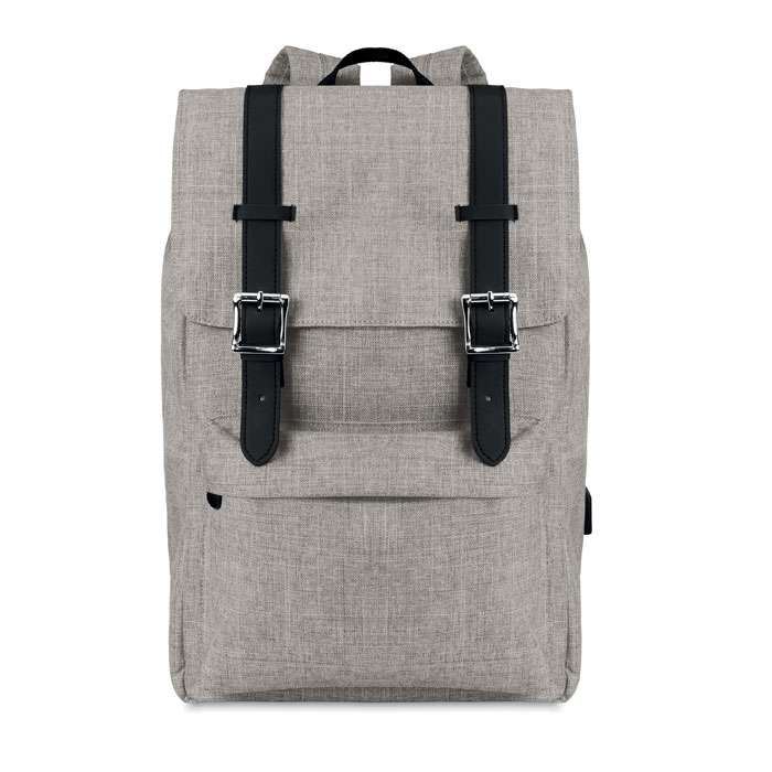 Two tone Polyester Computer Backpack