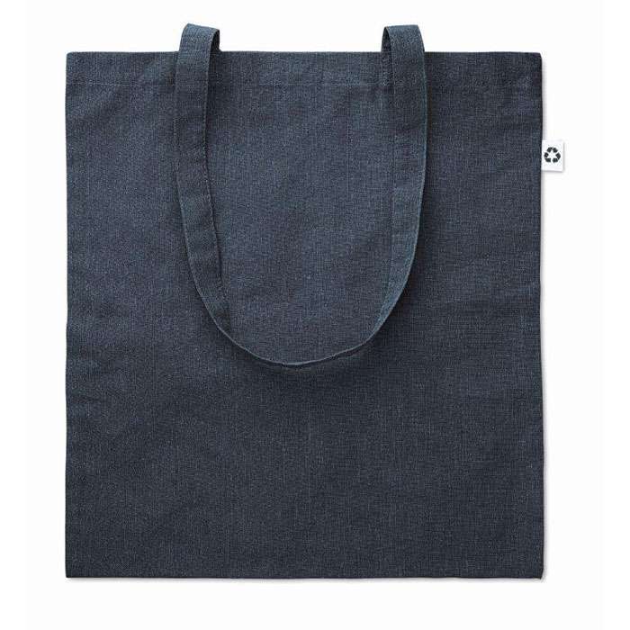 Two tone recycled shopping bag