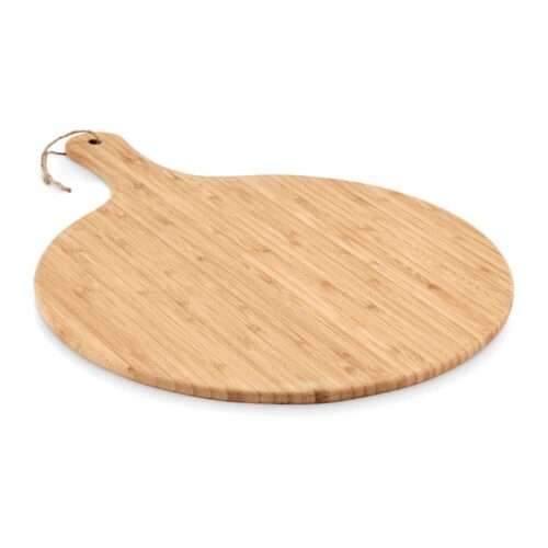 Bamboo cutting board with handle