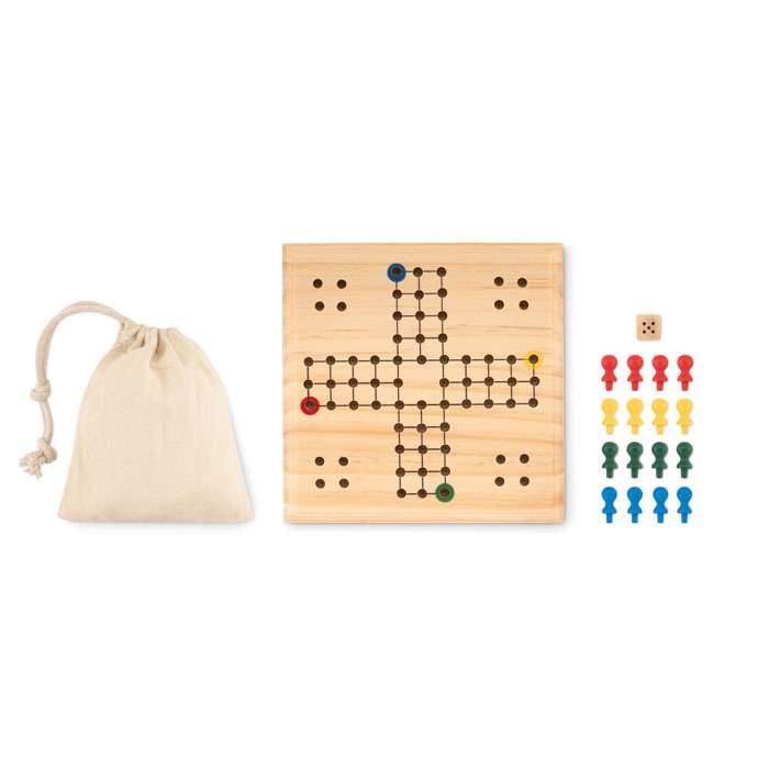 Wooden Ludo game