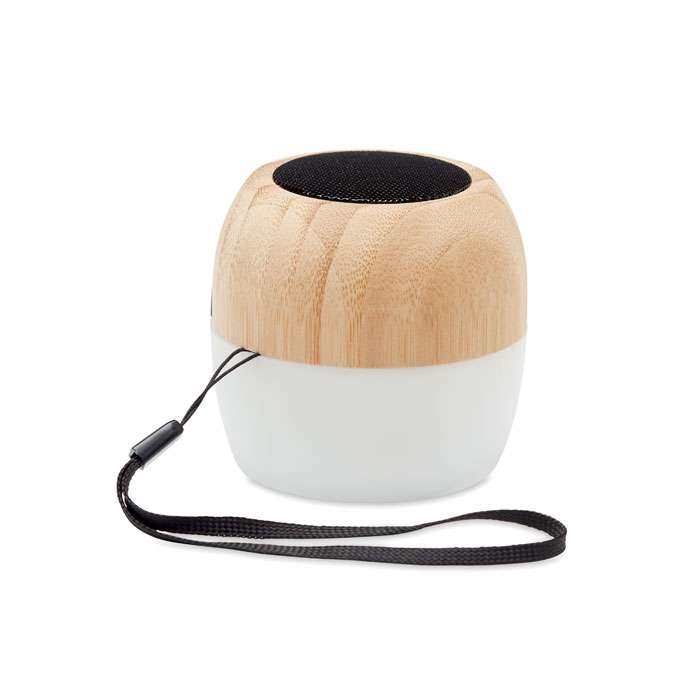 Bamboo Wireless Speaker with mood light