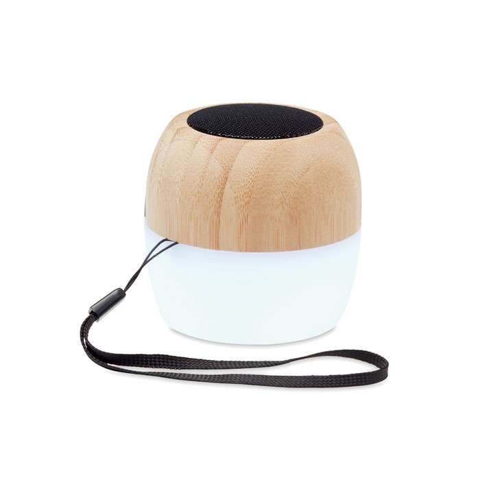 Bamboo Wireless Speaker with mood light