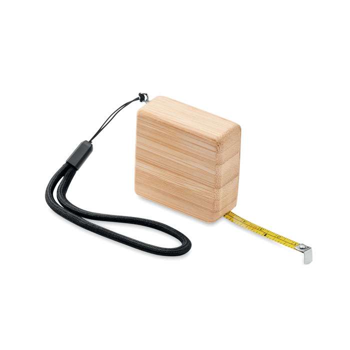 1M bamboo square measuring tape