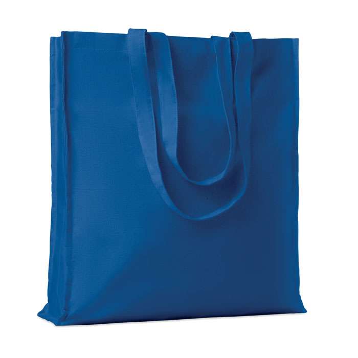 Colorful Cotton shopping bag with gusset