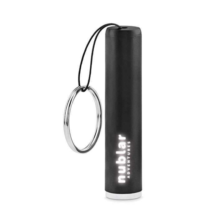 LED bulb torch with keyring