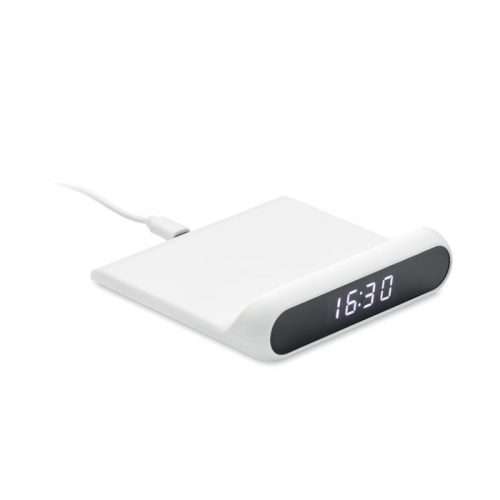 Wireless charger with alarm clock