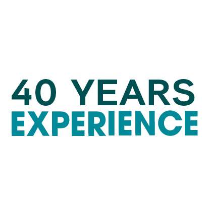 40 YEARS EXPERIENCE
