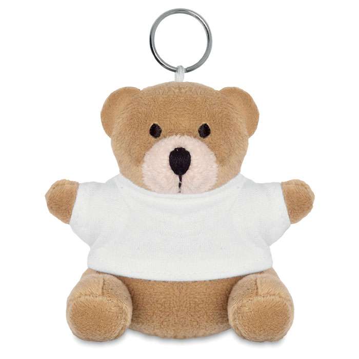 teddy bear plush keyring